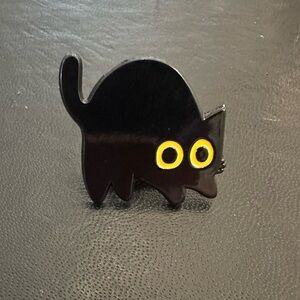 Black Cat Pin